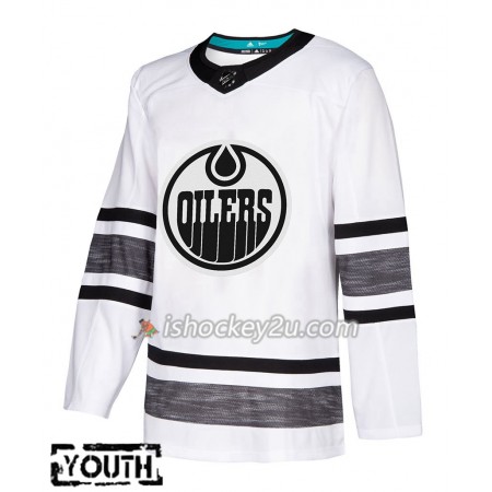 Børn NHL Edmonton Oilers Trøje Blank Hvid 2019 All-Star Adidas Authentic